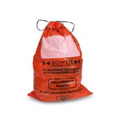Biohazard bags w/ drawstring
